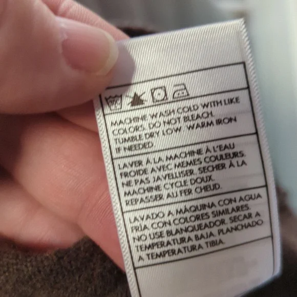 Hurley Brown V-Neck Cotton Pullover Sweater - Picture 13 of 13